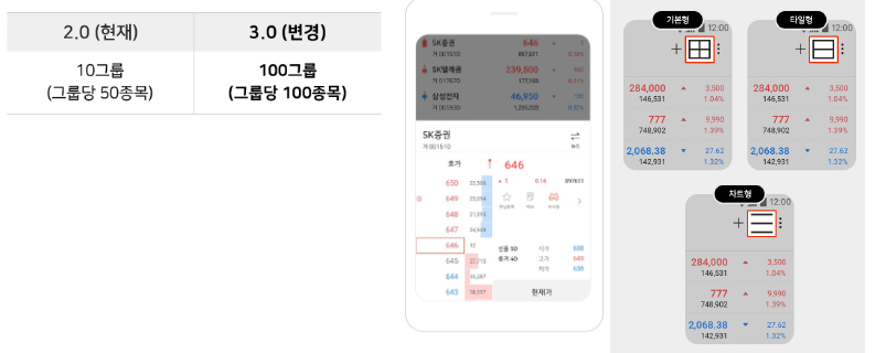 스마트서치기능 캡쳐화면