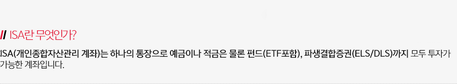 ISA란 무엇인가?